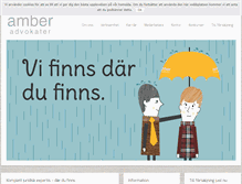Tablet Screenshot of amberadvokater.se